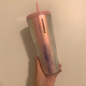 Starbucks Pink Iridescent Cold Cup